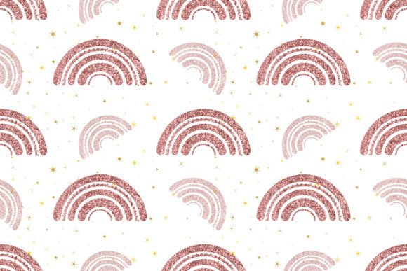 Download Boho Glitter Rainbow Pattern - Boho glitter Collection