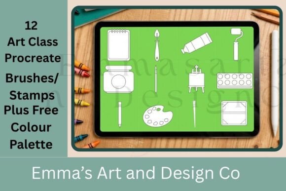 Download Procreate Art Class Stamps Brushes - Procreate art Collection