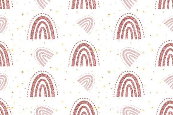 Download Boho Glitter Rainbow Pattern - Boho glitter Collection
