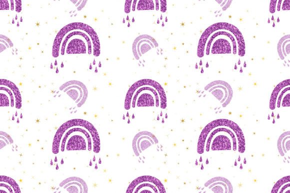 Download Boho Glitter Rainbow Pattern - Boho glitter Collection