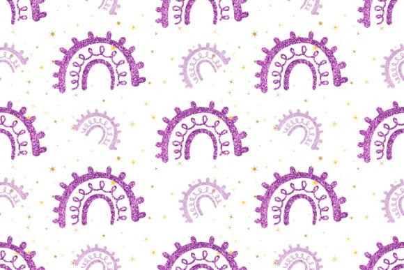 Download Boho Glitter Rainbow Pattern - Boho glitter Collection
