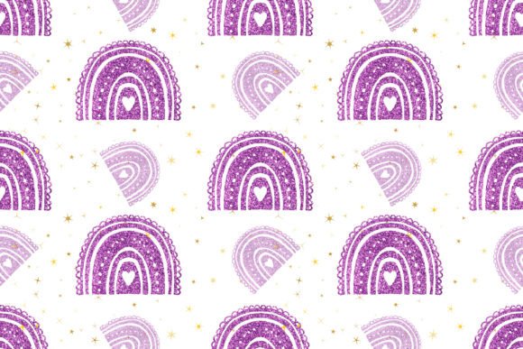 Download Boho Glitter Rainbow Pattern - Boho glitter Collection