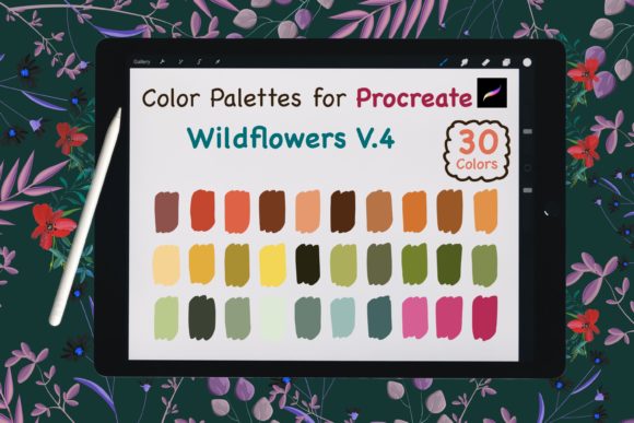Download Procreate Color Palette-WildFlowers V.4 - Premium Resources